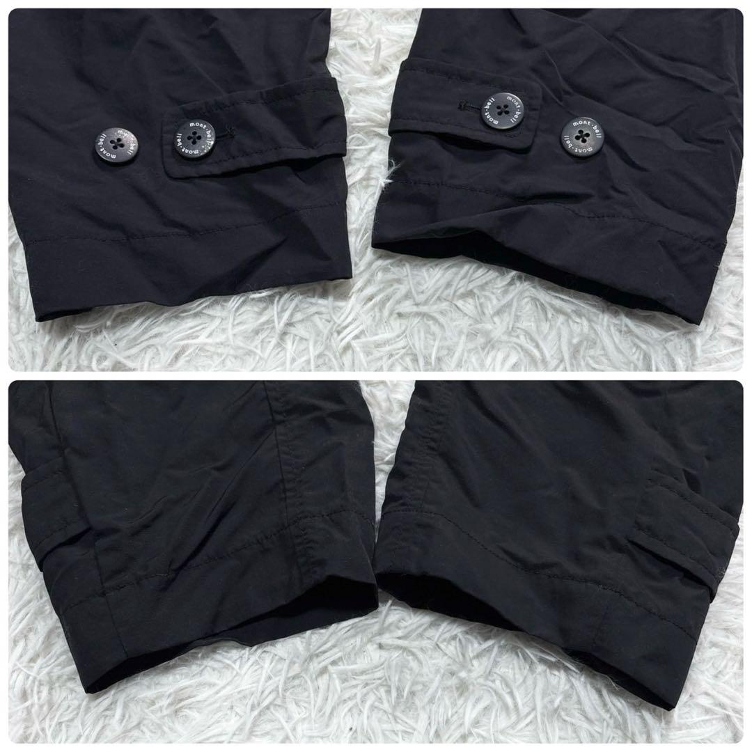 モンベル ステンカラーコート L ダウン 3way ジャケット ブラック