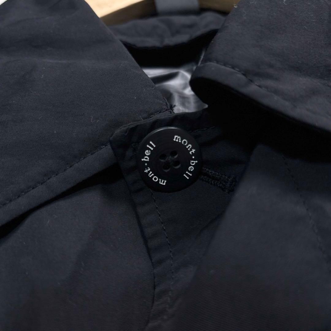 モンベル ステンカラーコート L ダウン 3way ジャケット ブラック