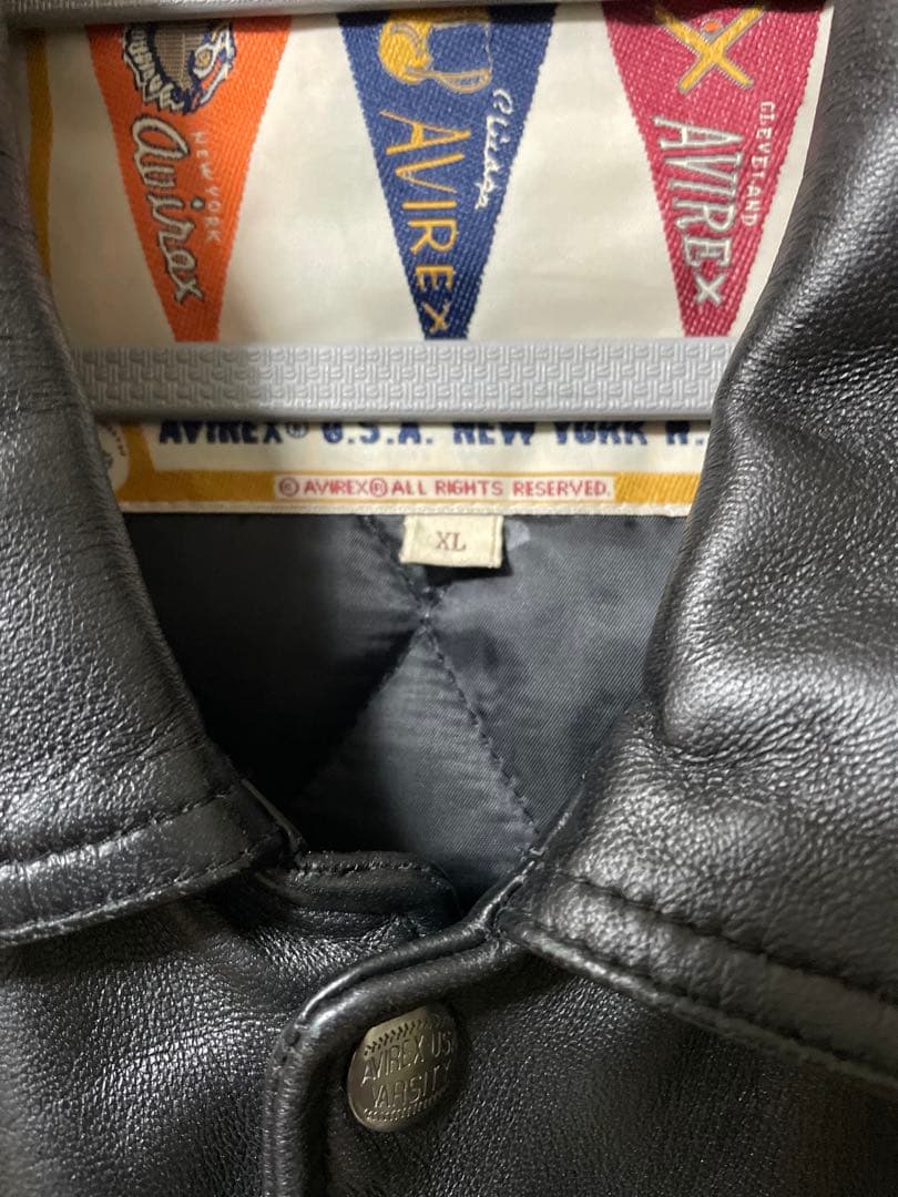 Avirex レザーボンバージャケット