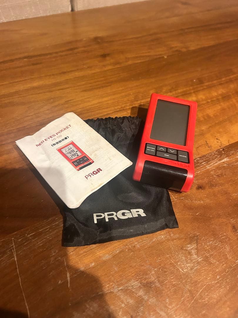 【早い者勝ち】PRGR RED EYES POCKET スピード測定器