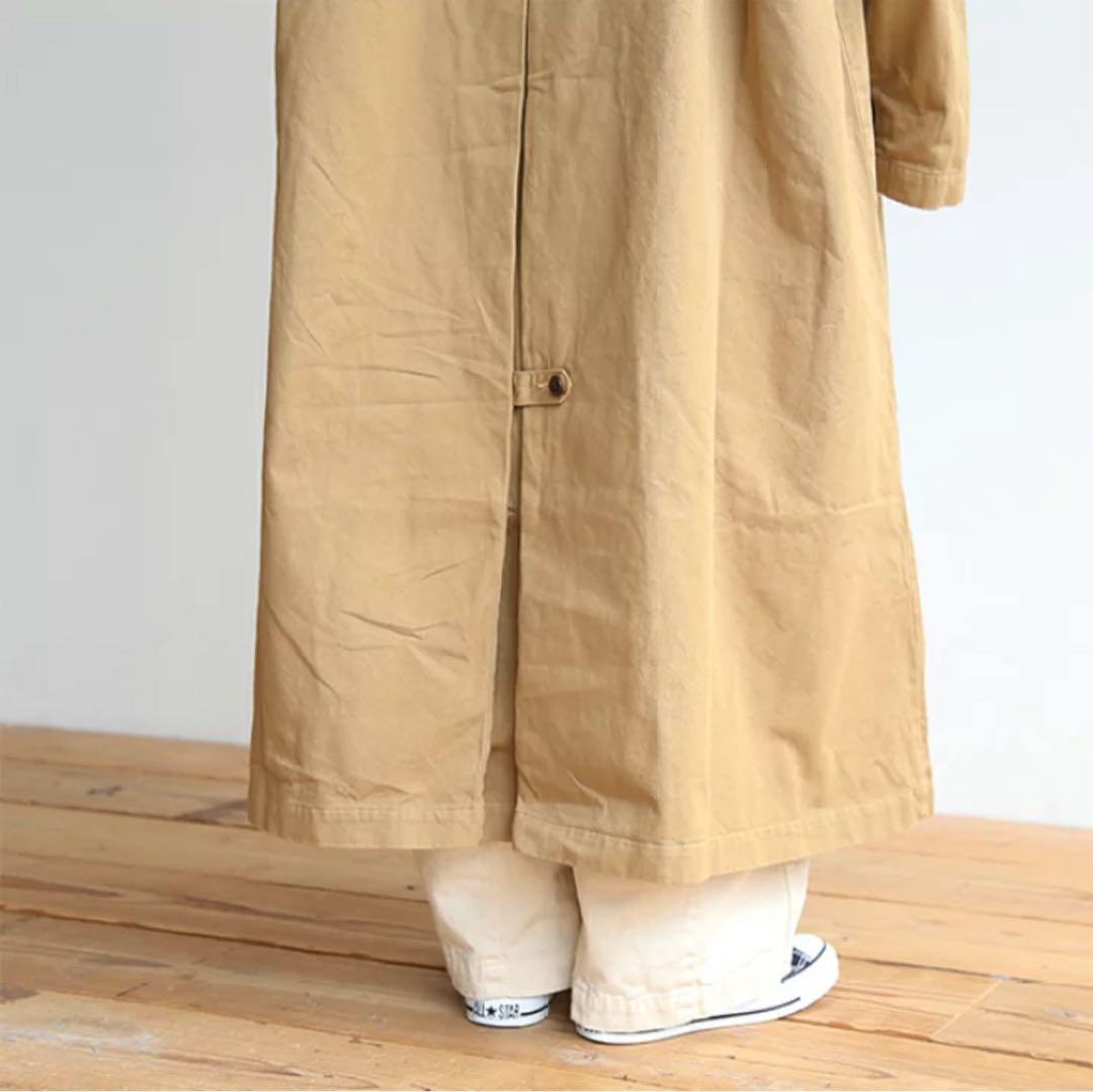 HARVESTY ハーベスティ チノクロスオーバーコート ロングコート　２