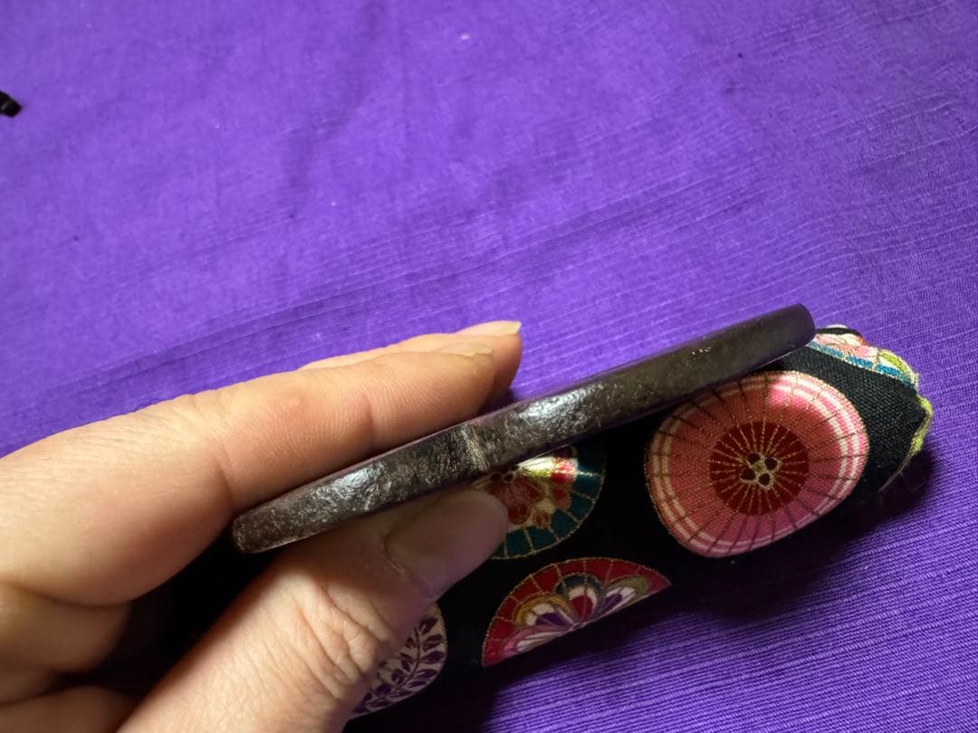 在銘　室町？　花木瓜鉄鐔　信家を彷彿させる名鐔（日本刀装具脇差短刀拵小柄笄目貫