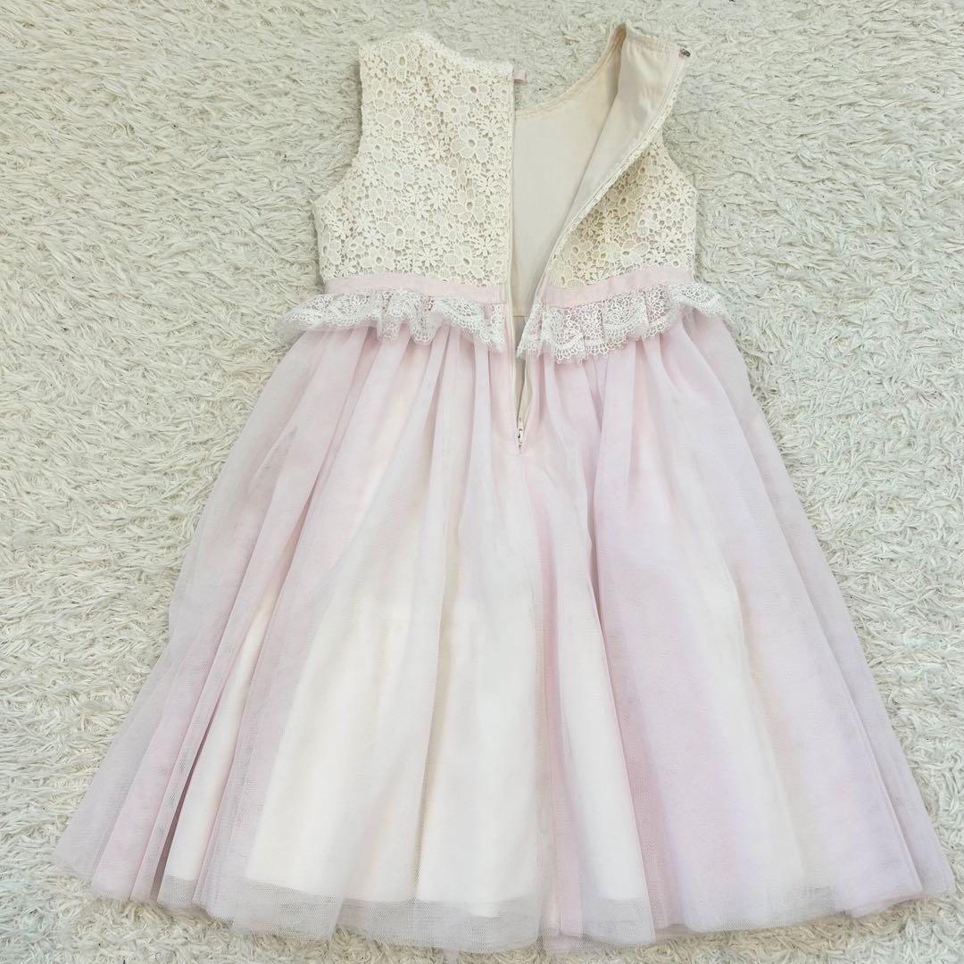 メゾピアノ　キッズフォーマル　セレモニー　ドレス　セットアップ　ピンク　120