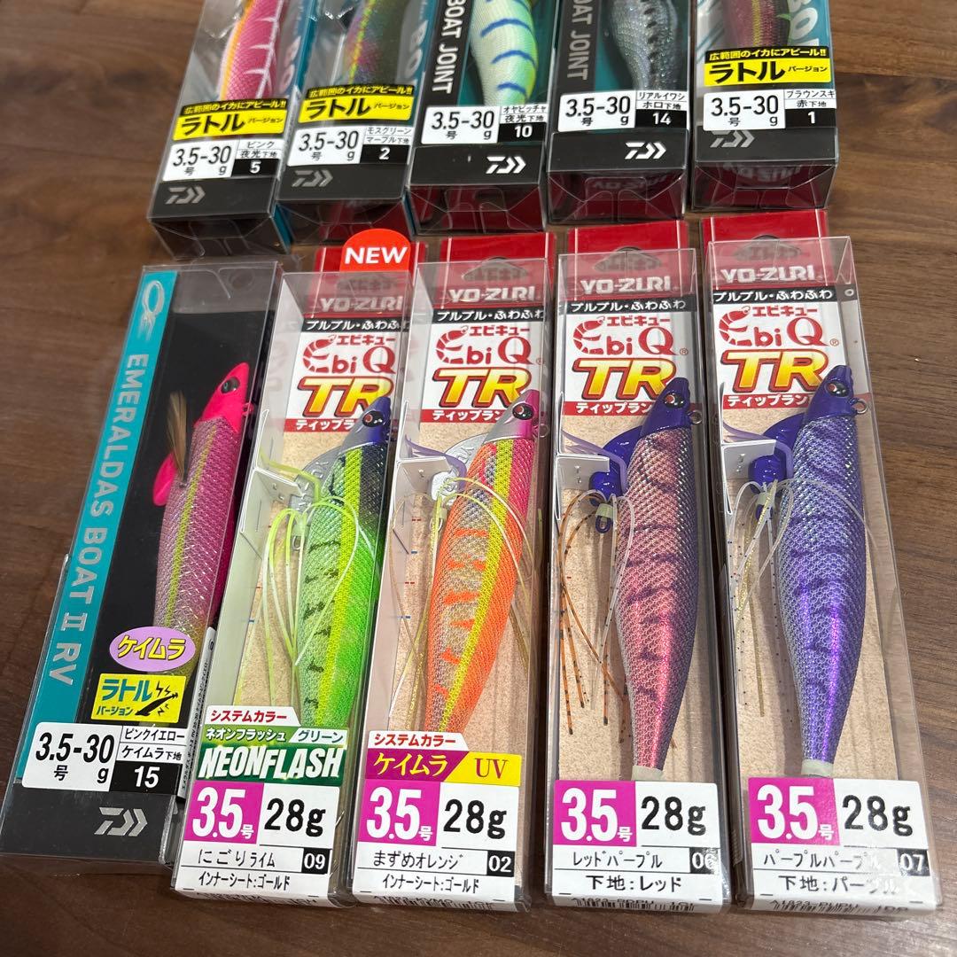 ティップラン エメラルダス ボート Ⅱ JTエビQTR エギ 12個セット