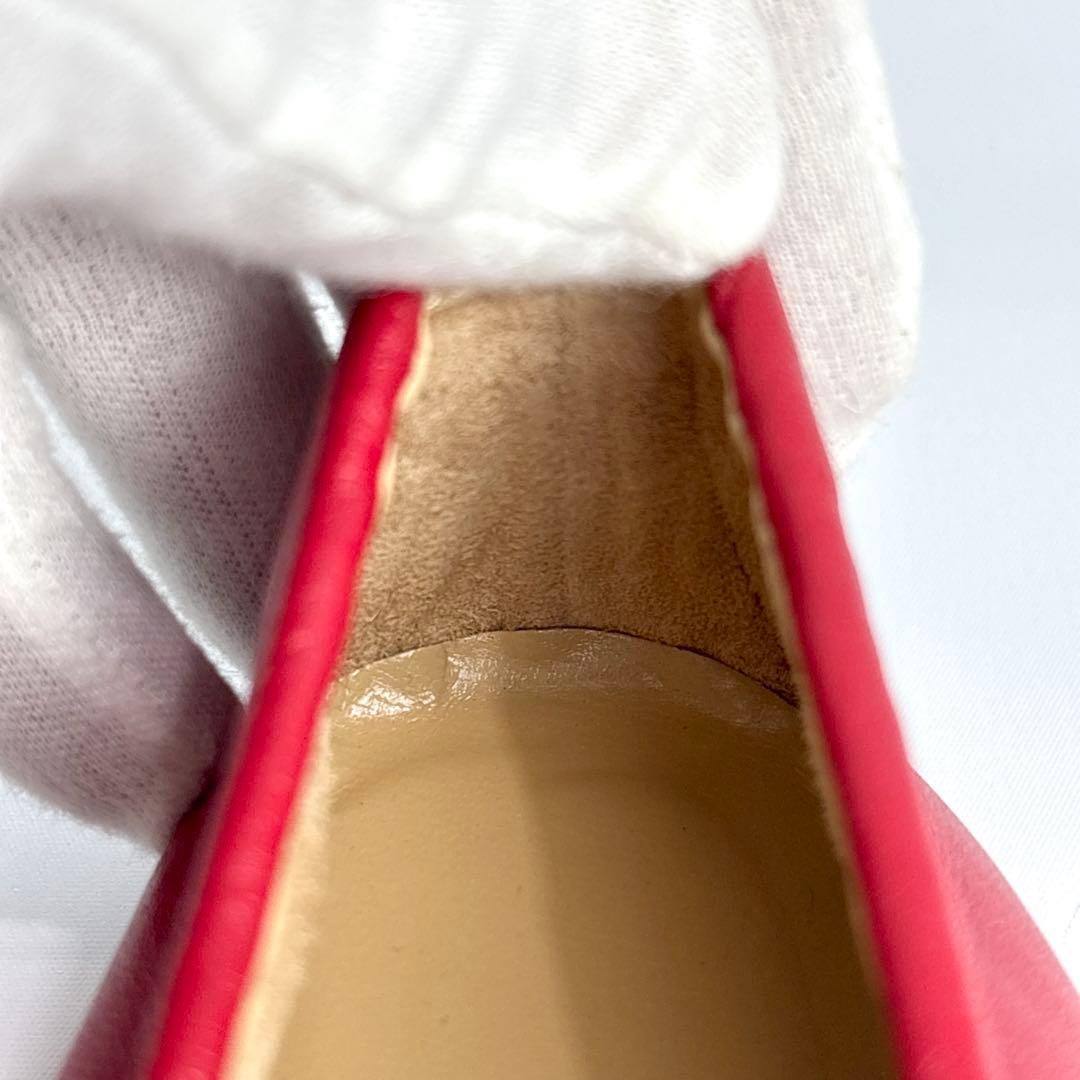 【極美品】GUCCI グッチ ホースビット フラットシューズ ラムレザー 24㎝