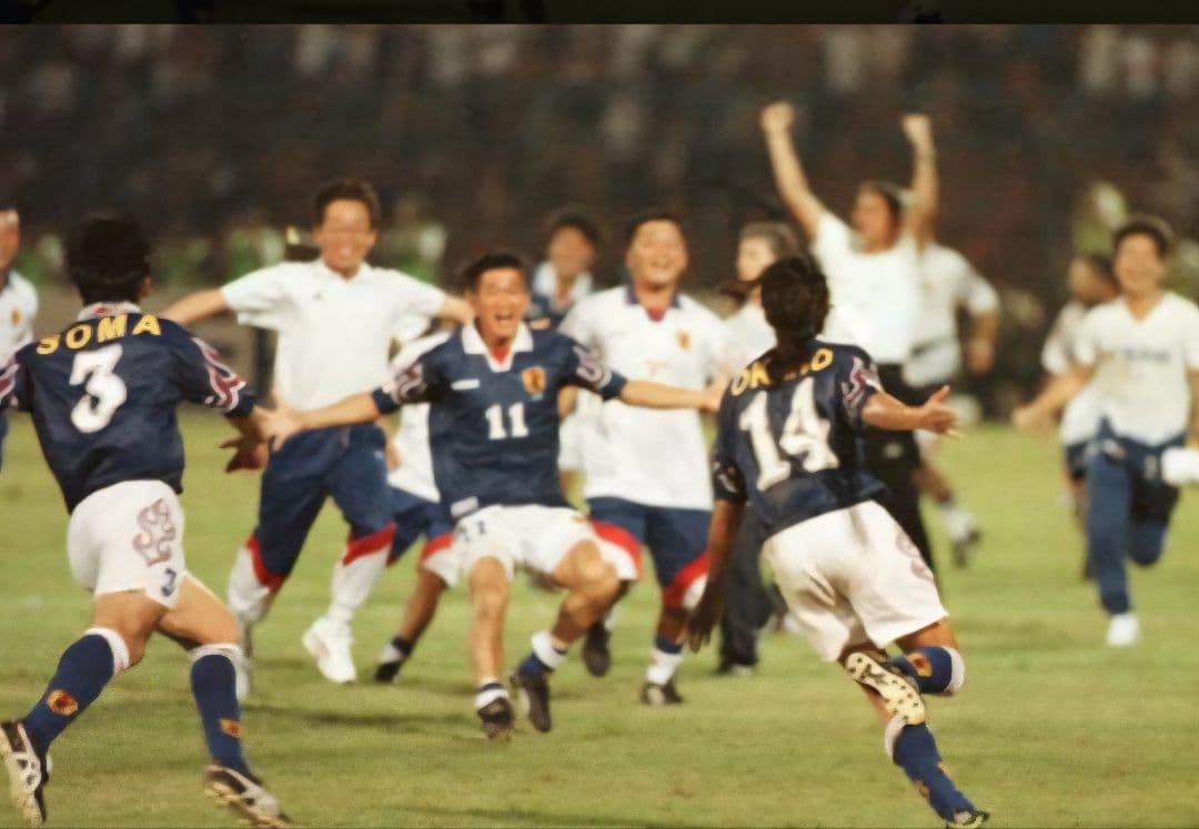 97 最終予選 日本代表 炎 ユニフォーム パンツ 新品未使用タグ付