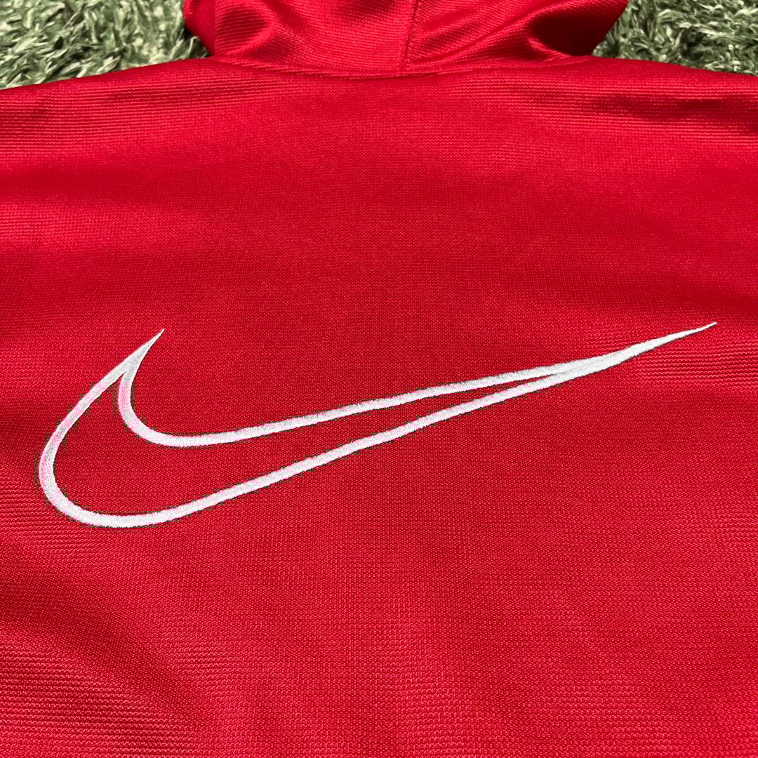 NIKE セットアップ　XL ジャージ　Y2K 刺繍　スウッシュ　ハーフジップ