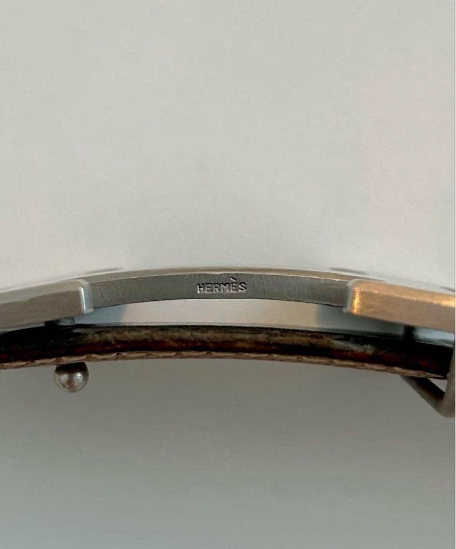 【HERMES】コンスタンスリバーシブル シルバーバックル ベルト 65