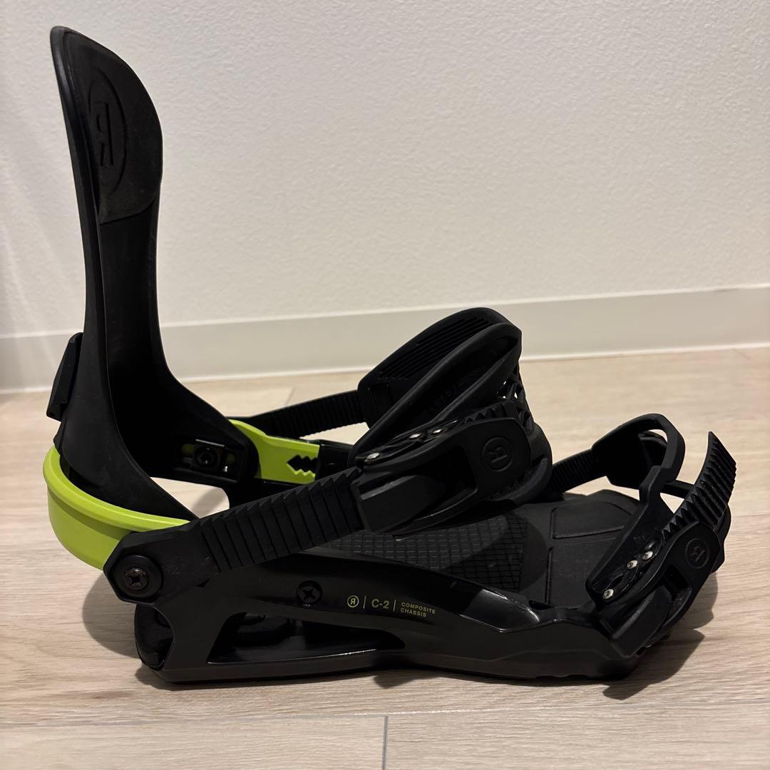RIDE C-2 スノーボードビンディング ブラック/イエロー