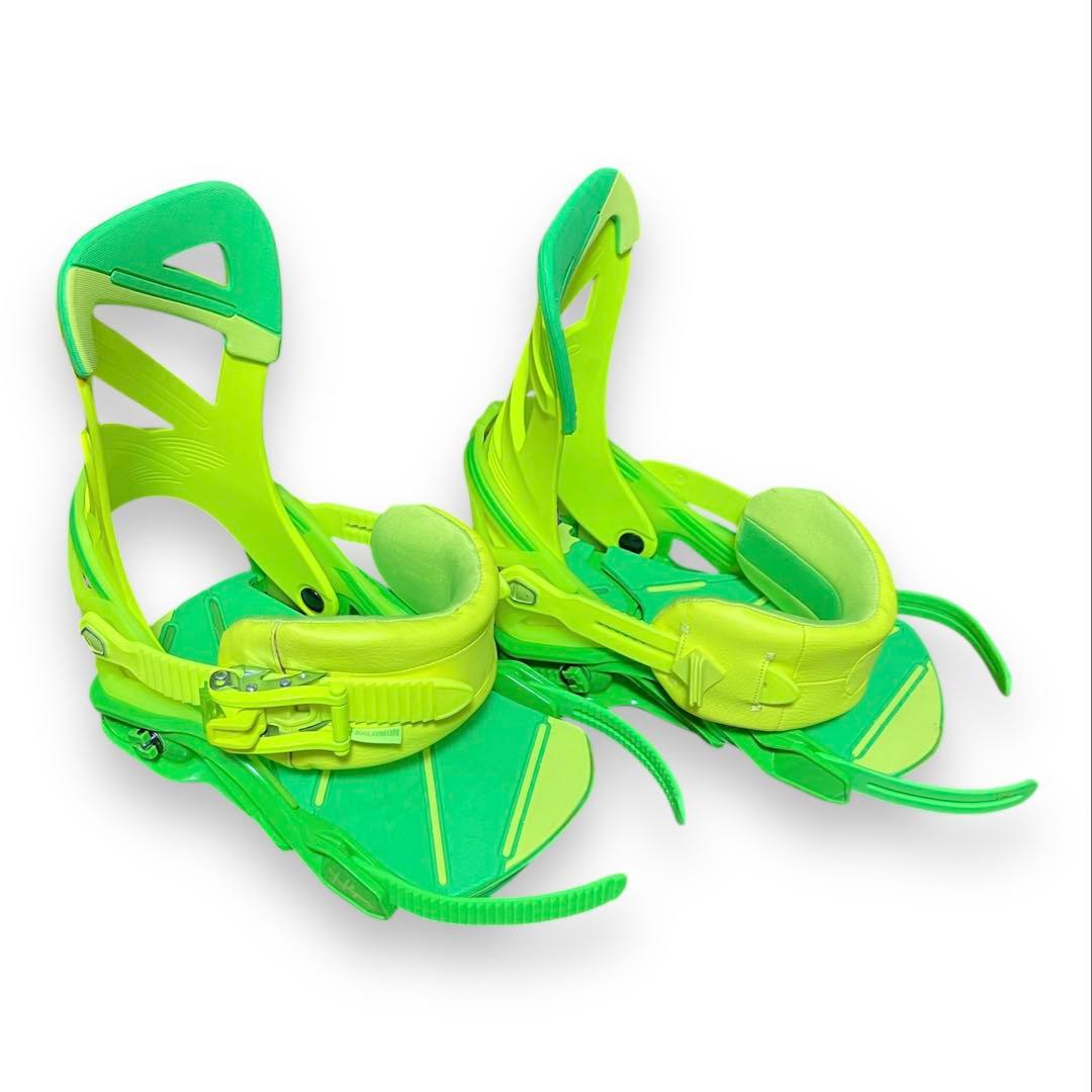 SALOMON HOLOGRAMスノーボードビンディング グリーン