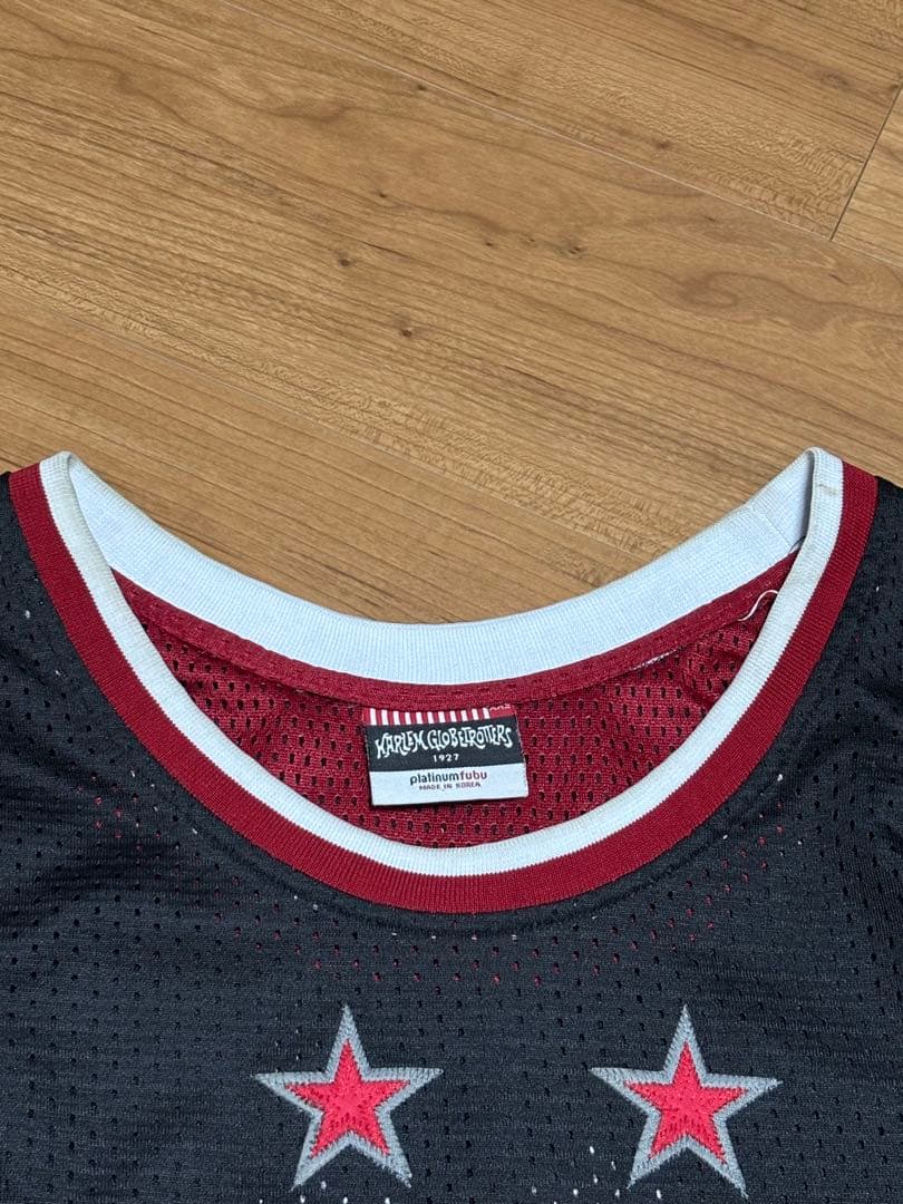 platinum FUBU HARLEM ユニフォーム ゲームシャツ bboy PLATINUM FUBU