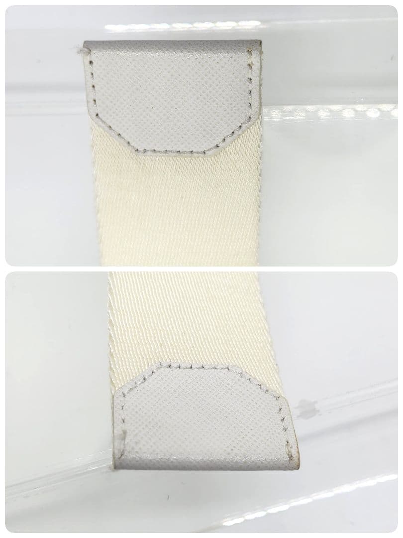 ほぼ未使用 ロゴバックル ガチャベルト ナイロン サフィアーノ PRADA