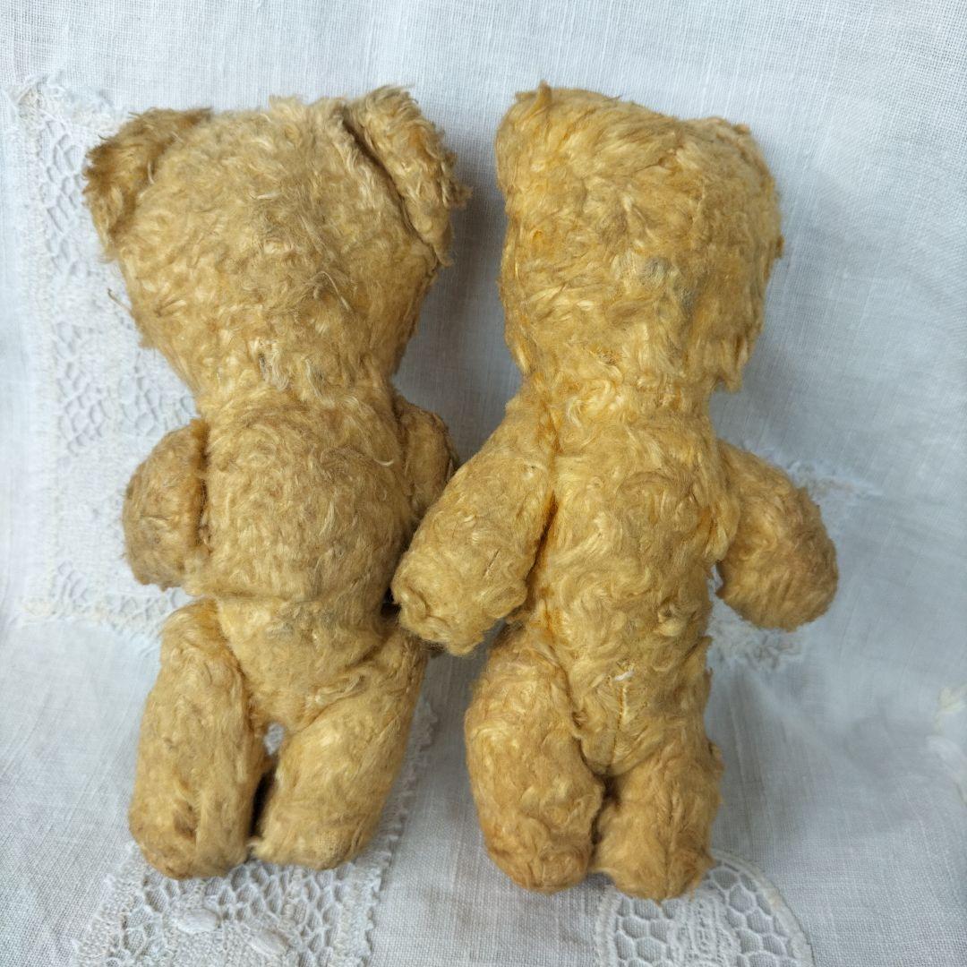 ★注意★出品は左のベアのみ。右のベアは販売済み　イギリス　ビンテージ　ベア