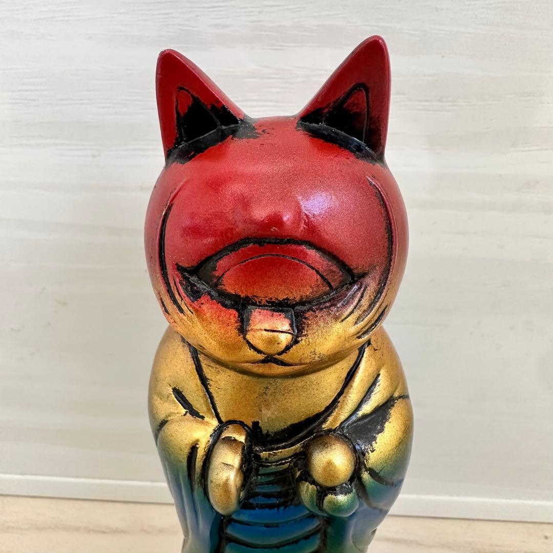 realhead リアルヘッド 招き猫 レインボー ソフビ 2000年製 - メルカリ