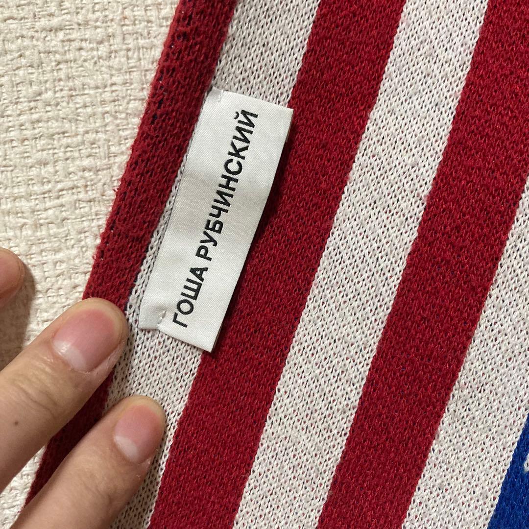 GOSHA RUBCHINSKIY ゴーシャ ラブチンスキー 国旗 マフラー