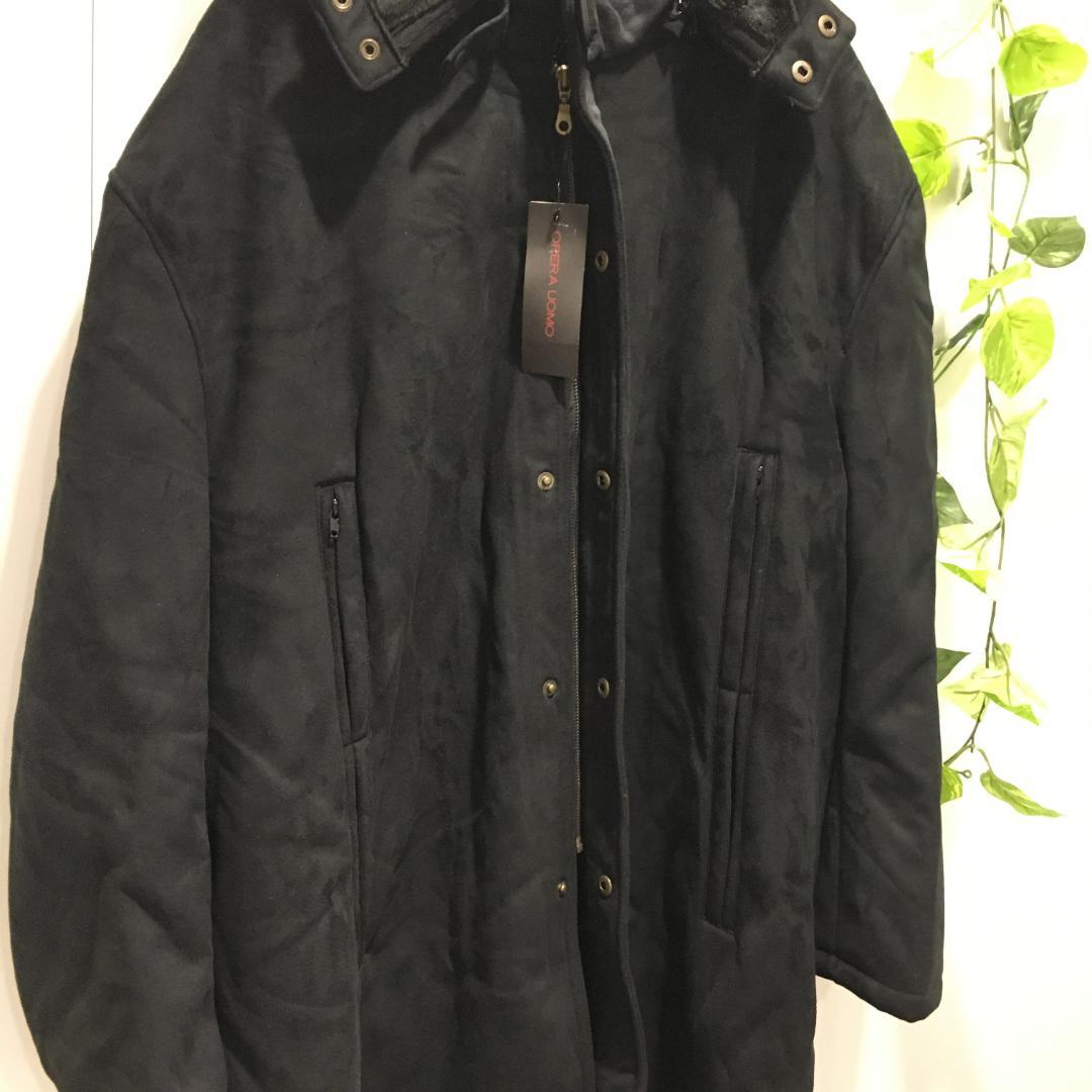 OPERA UOMO モッズコート 54　ブラック　アウター　中綿コート