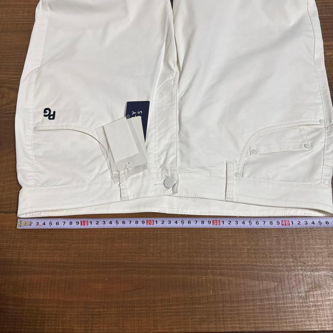 未使用品　パーリーゲイツ ロングパンツ　7 ホワイト