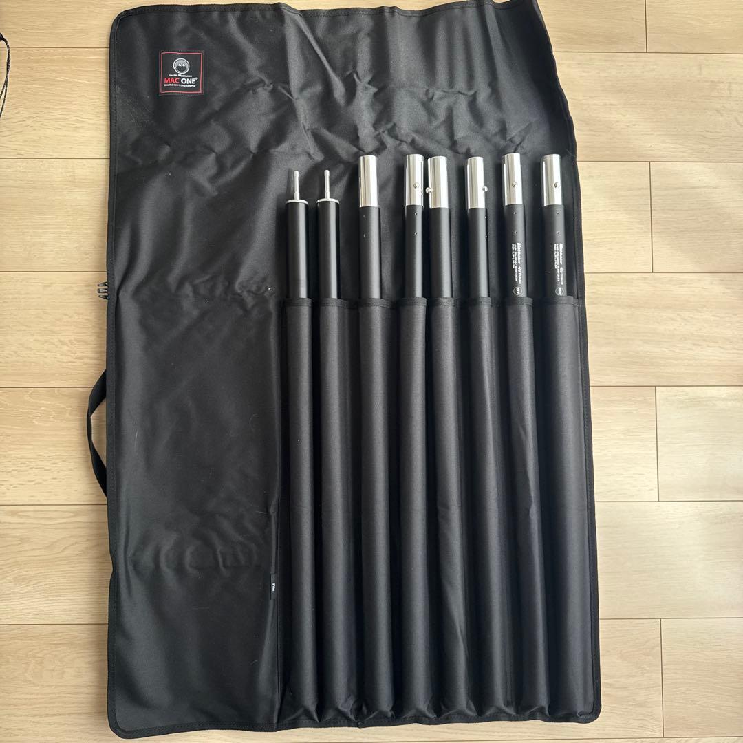 【新品未使用】Mac outdoor Mac one ポール2セット&ケース