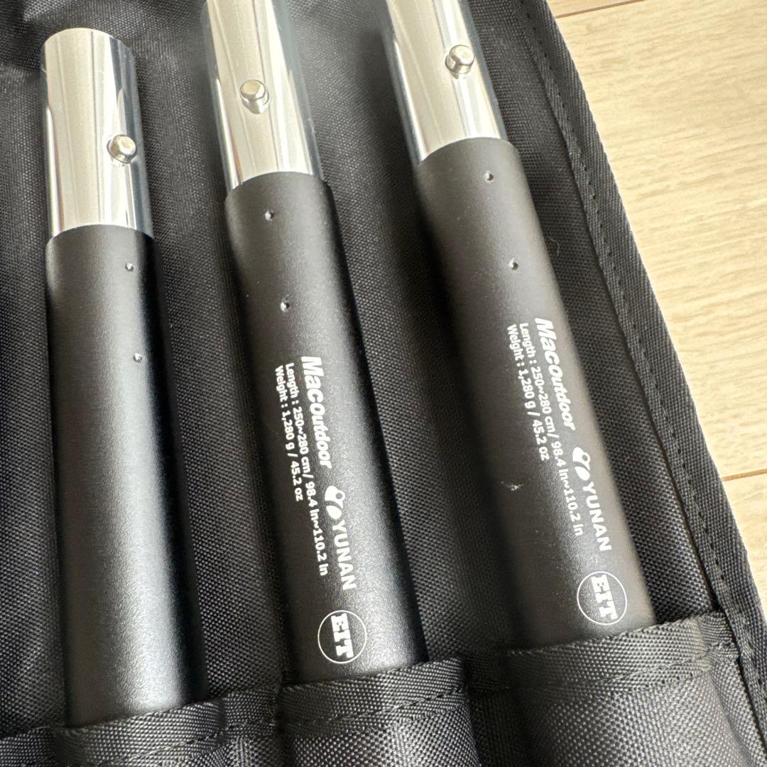 【新品未使用】Mac outdoor Mac one ポール2セット&ケース