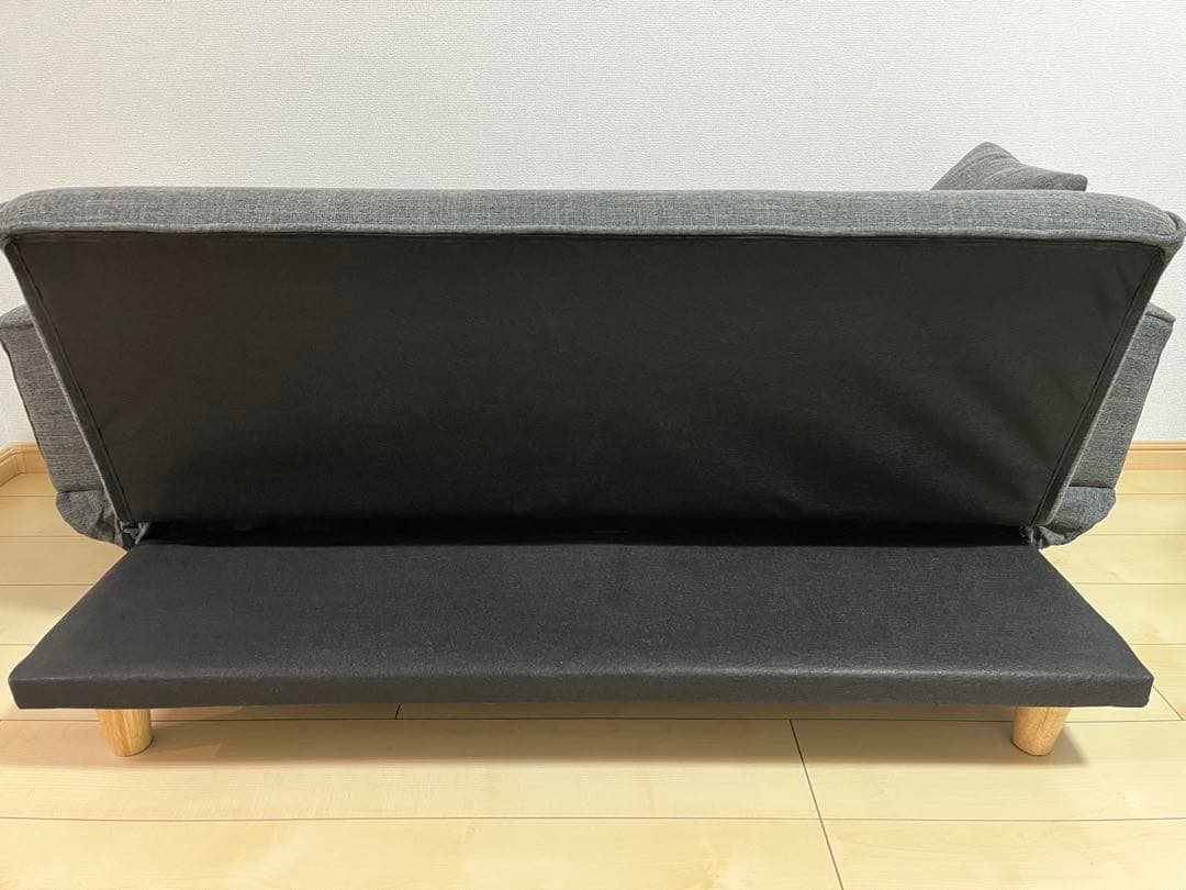 LOWYA ダークグレー 2人掛けソファ