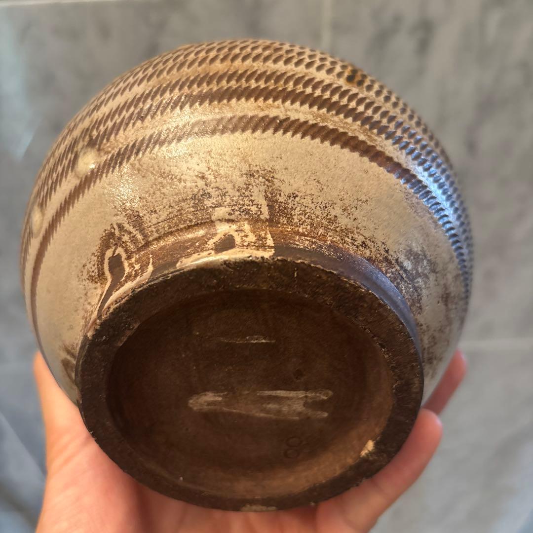 ヴィンテージ作家さんサイン民藝 手仕事が芸術的な他とは一線を画す小石原焼の花瓶