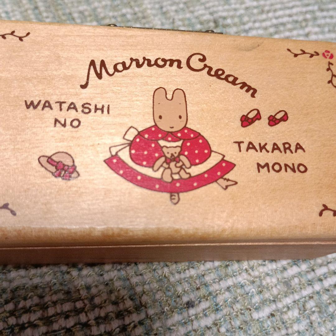 ❤❤❤宝物放出！レア！レトロ！Marron Cream 木製オルゴール サンリオ