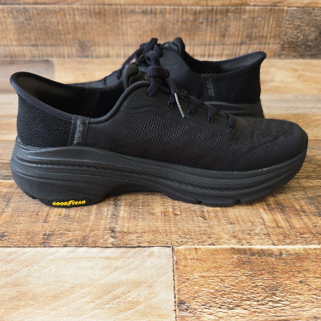 スケッチャーズ Slip-ins マックスクッショニングアデルフィ 24cmBL