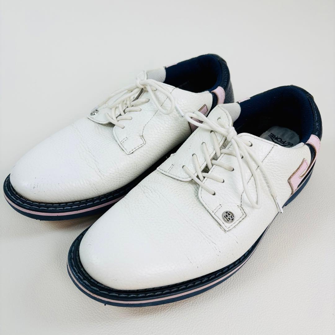 G/FORE ゴルフシューズ ソフトスパイク レザー ホワイト ガリバンター