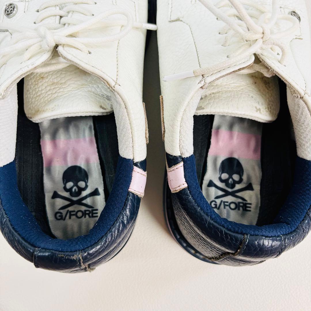 G/FORE ゴルフシューズ ソフトスパイク レザー ホワイト ガリバンター