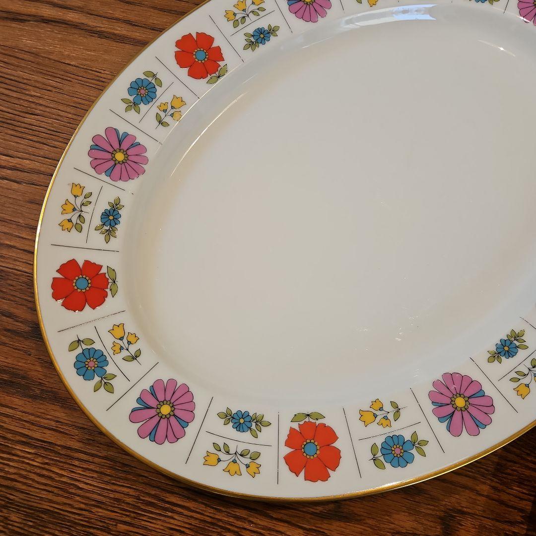 ☆Noritake☆ノリタケアイボリーチャイナ昭和レトロ大皿プレート2枚