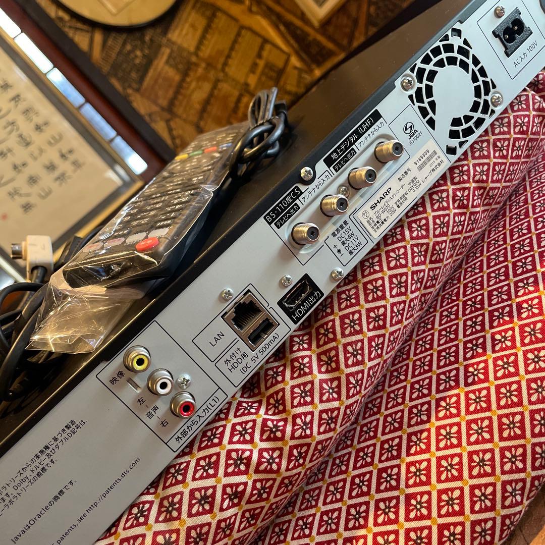 SHARP BD-W570 12倍録 500GB 新品リモ等付フル装備 完動品！