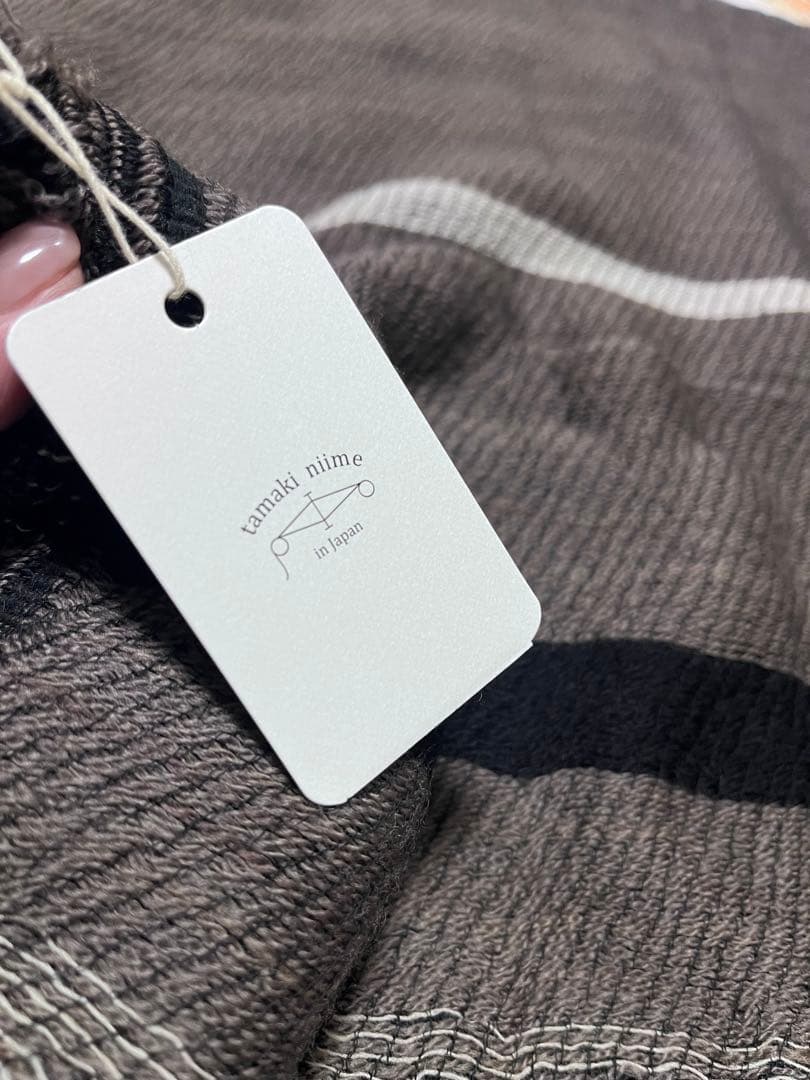 tamaki niime roots shawl ブラウン系 ストール