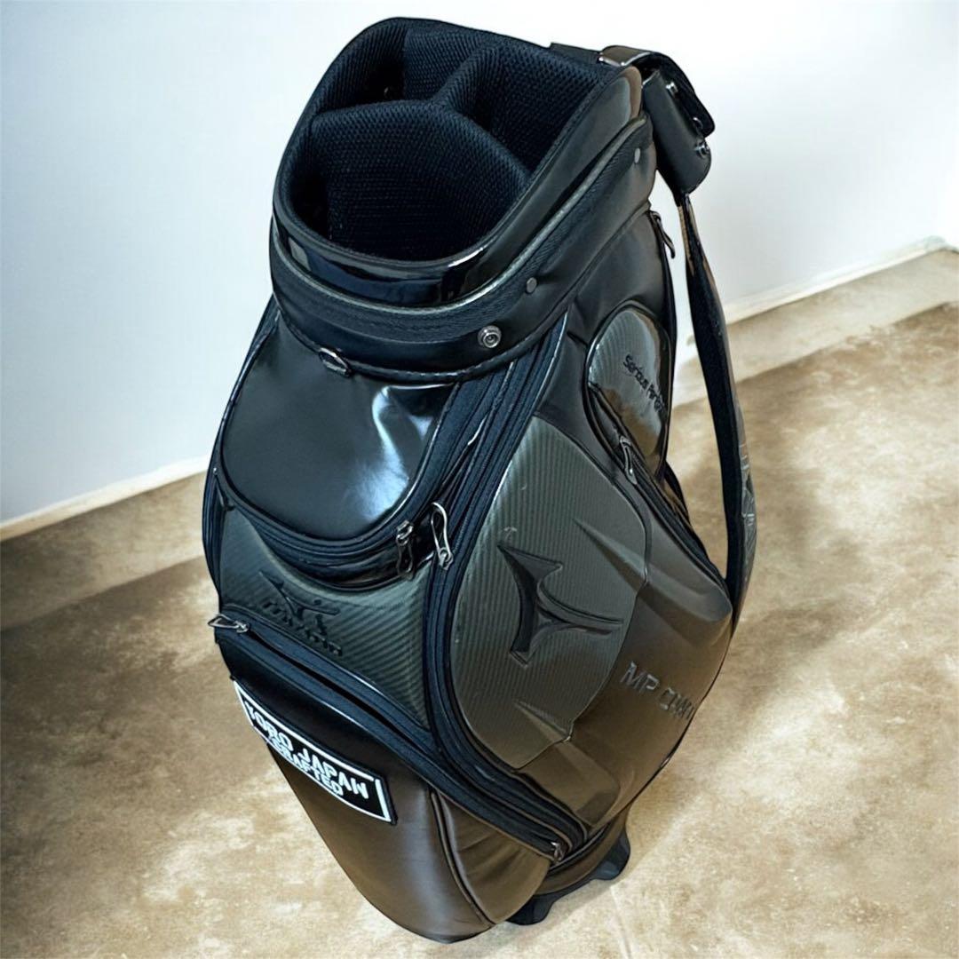 ミズノ MP CRAFT 3点式 アスリート プロ使用 キャディバッグ 9.5 激