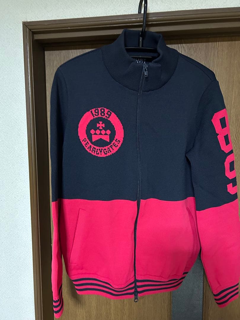 PEARLY GATES 1989 ジャケット ネイビー/ピンク - メルカリ