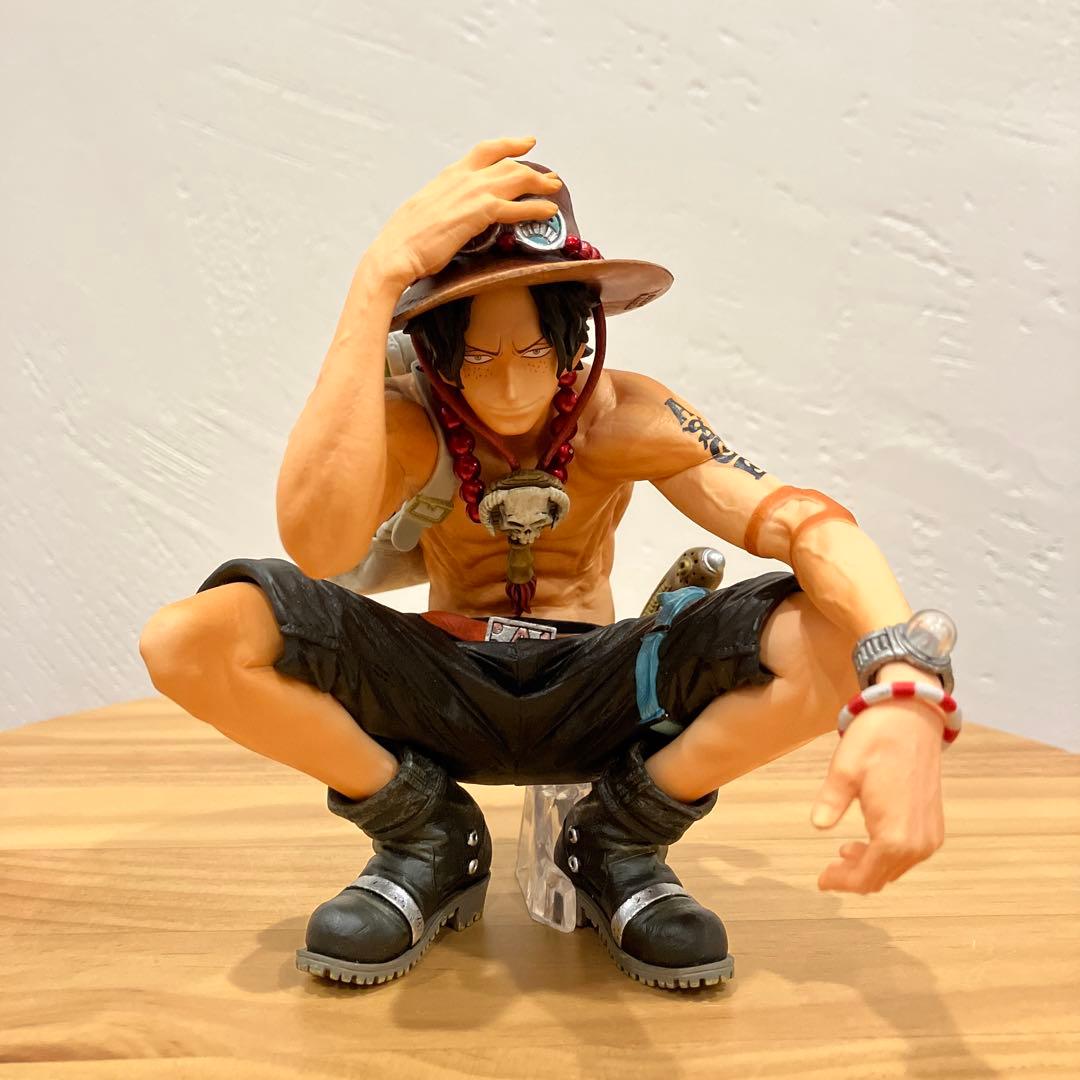 ワンピース　フィギュア　セット　KING OF ARTIST エース　ロゴ