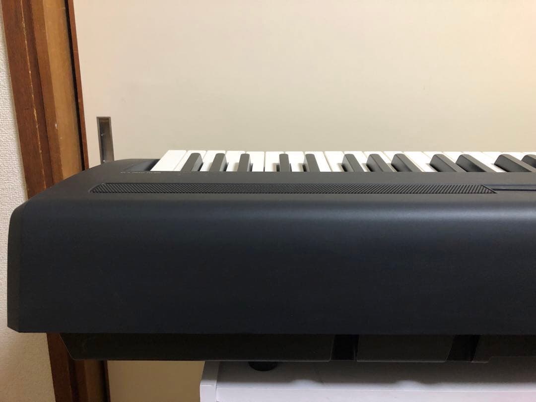 電子ピアノ2012年製 】P-95B YAMAHA 譜面台 ペダル 電源付き - 鍵盤