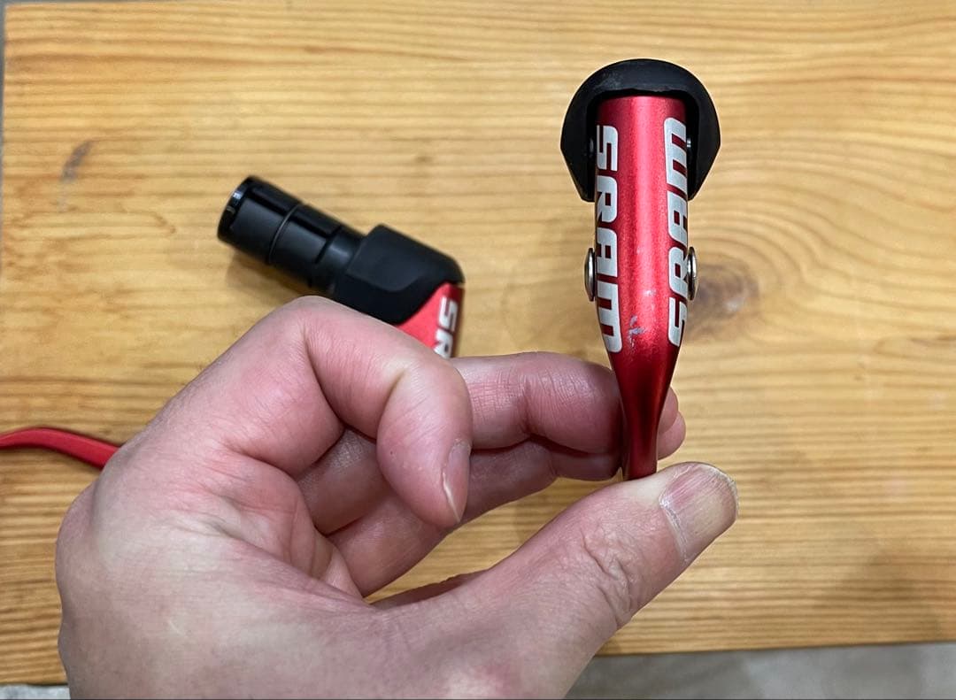 SRAM ブルホーン ブレーキレバー TT-500 ブルーラグ レッド - メルカリ