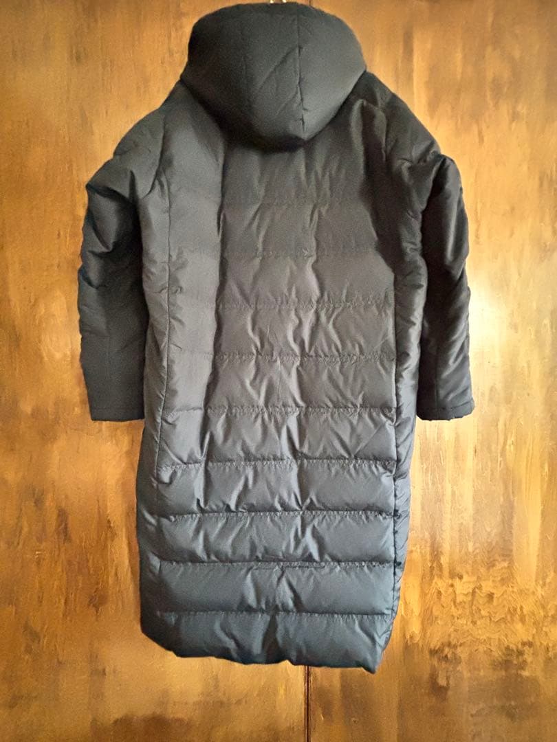 Mizuno ダウンベンチコート フード付き　サイズM 黒