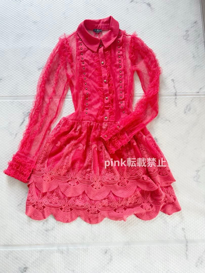 elisabetta franchi シースルー　ワンピース