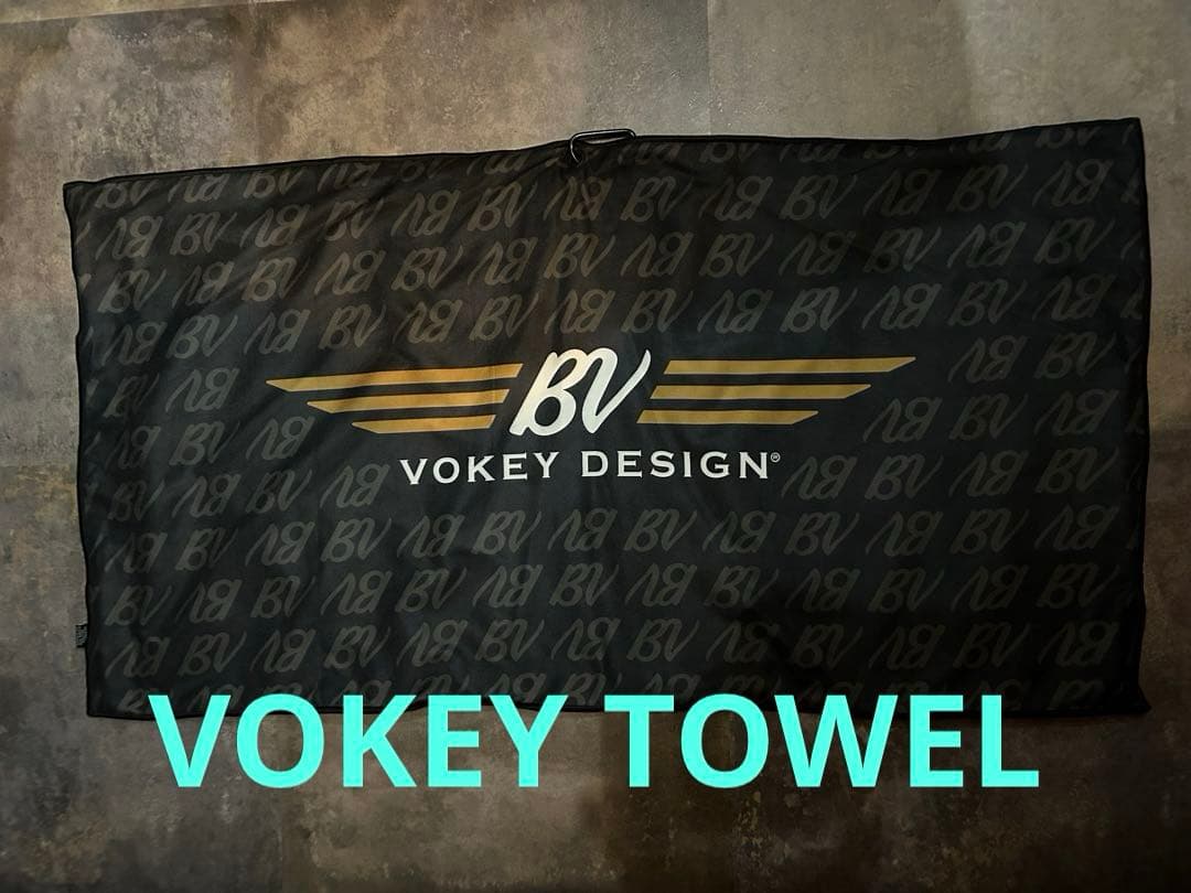 ボーケイ　プレーヤーズタオル　ブラック VOKEY PLAYERS TOWEL