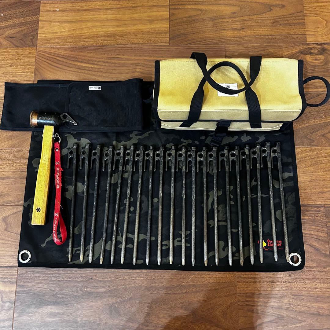 SnowPeak ソリッドステーク・ペグハンマー・マルチコンテナS