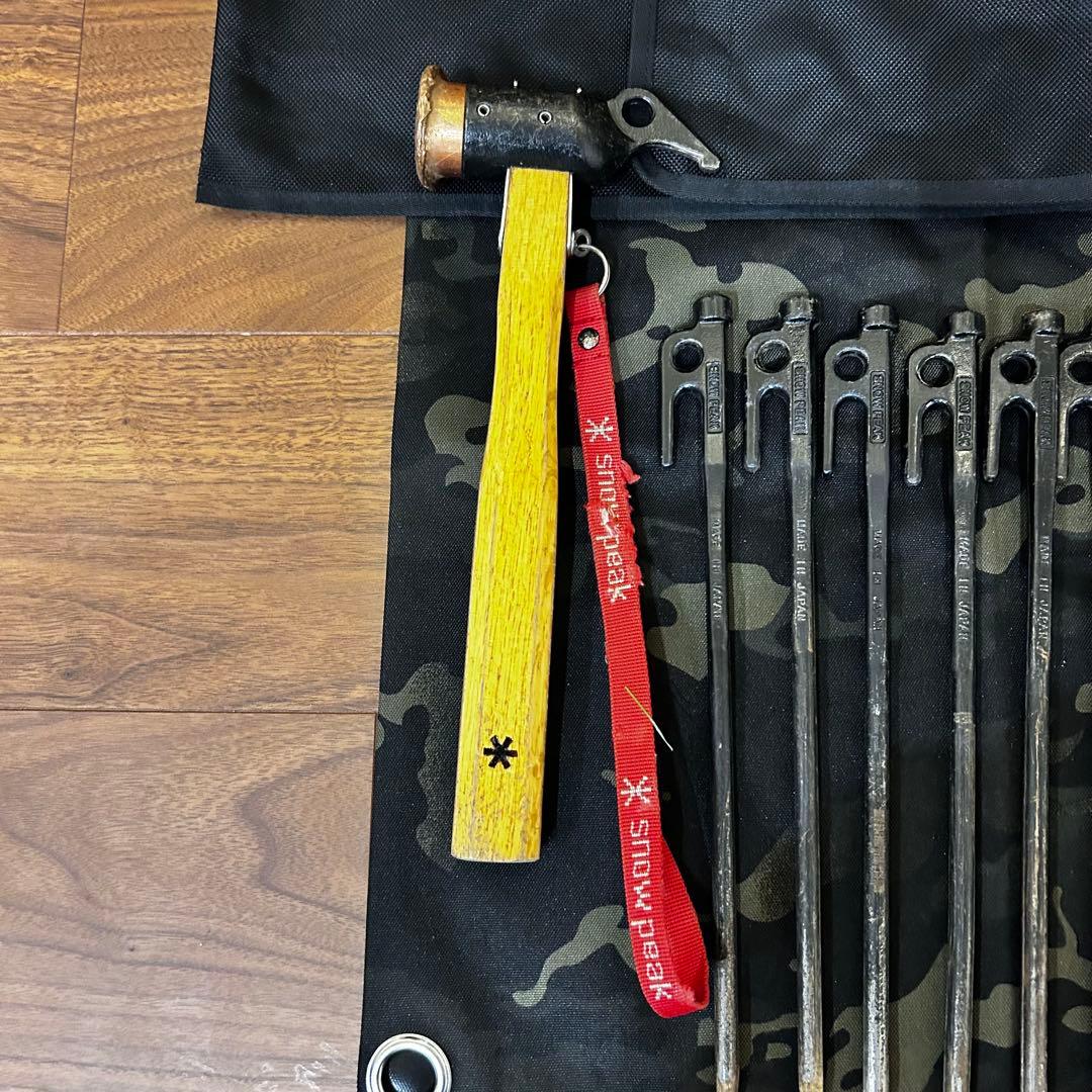 SnowPeak ソリッドステーク・ペグハンマー・マルチコンテナS