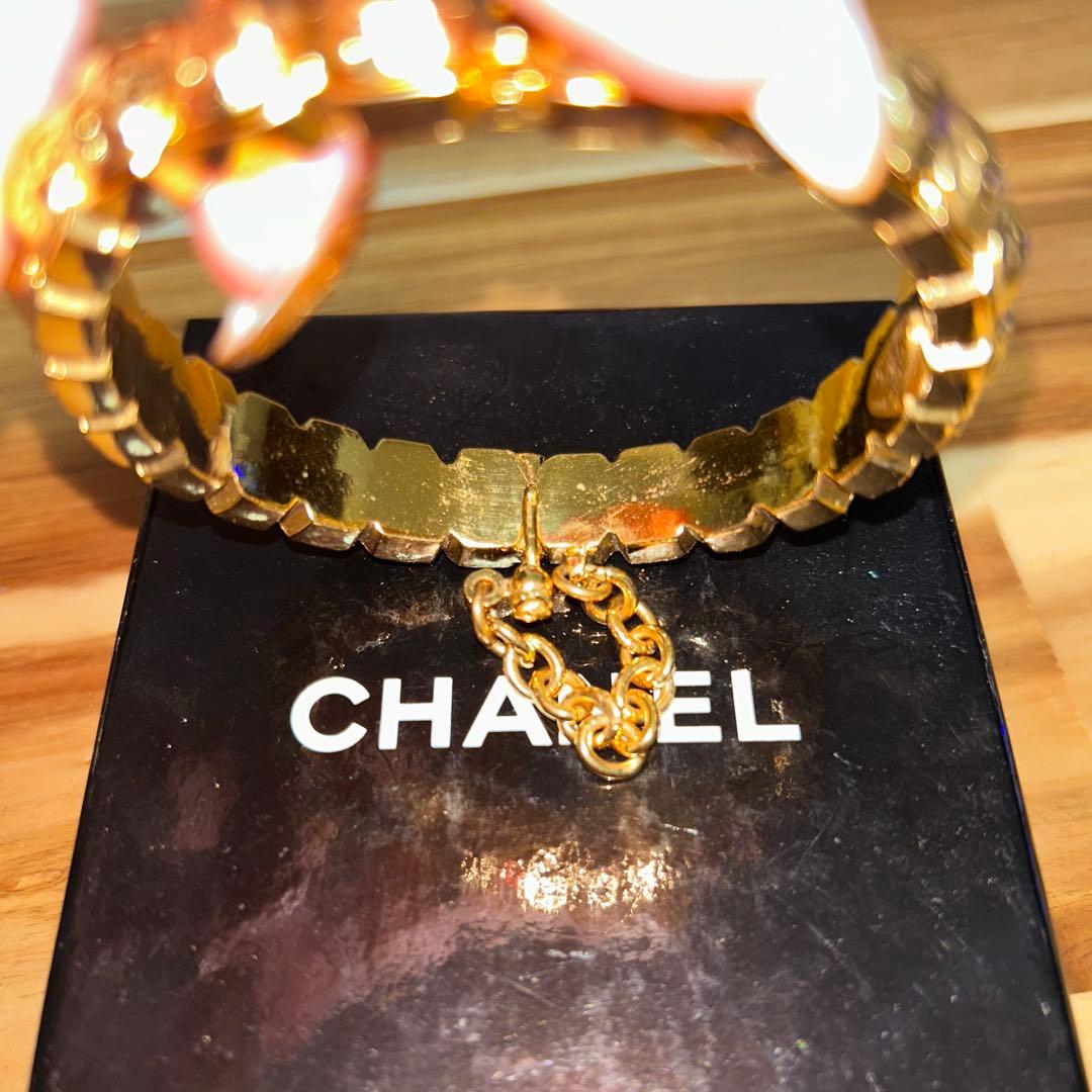 CHANEL ヴィンテージ バングル 1993年 秋冬 フランス製 刻印あり