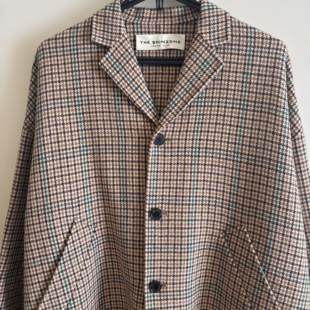 THE SHINZONE チェック柄ロングコート