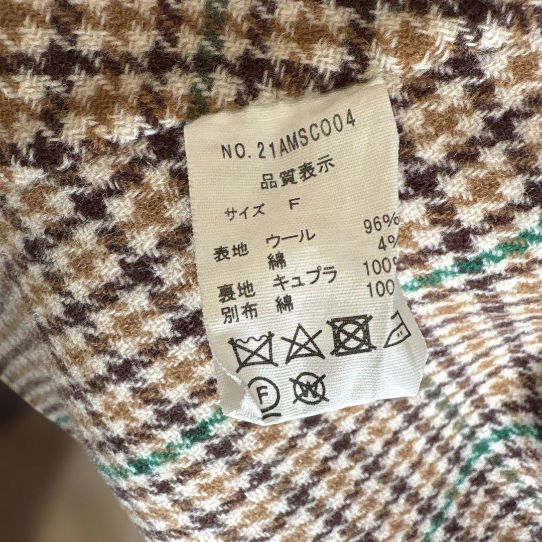 THE SHINZONE チェック柄ロングコート