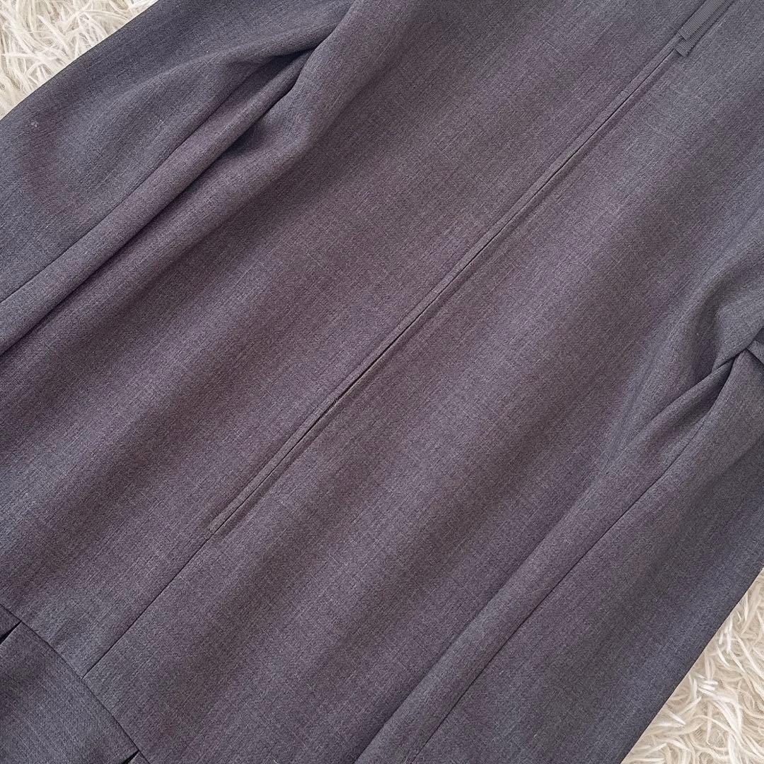 美品✨フォクシー プライベートノワール 白襟 ワンピース ドレス グレー 38