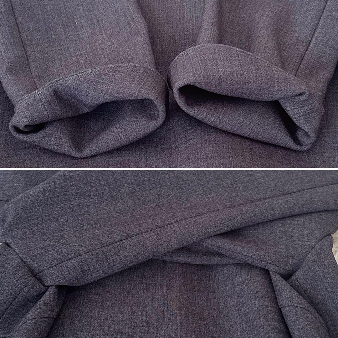 美品✨フォクシー プライベートノワール 白襟 ワンピース ドレス グレー 38