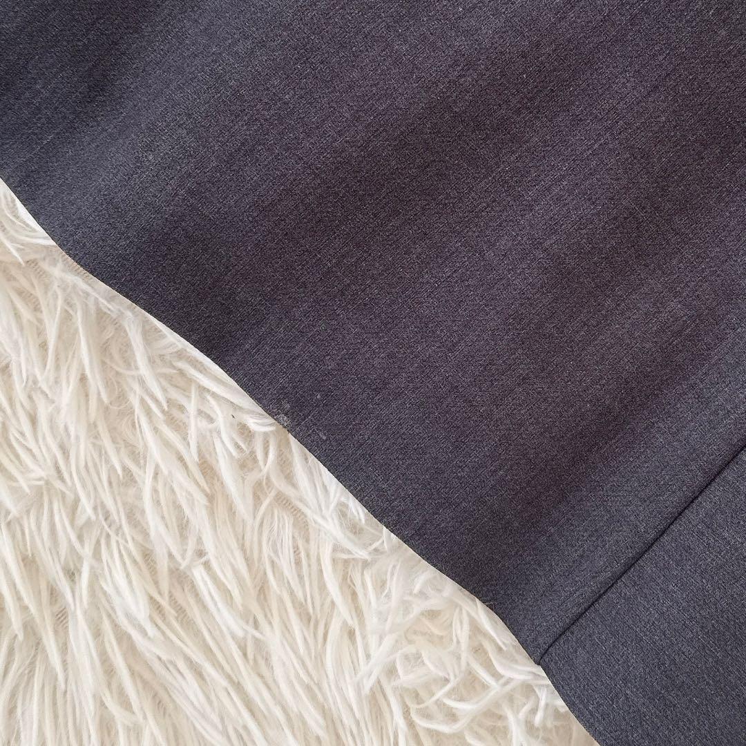 美品✨フォクシー プライベートノワール 白襟 ワンピース ドレス グレー 38