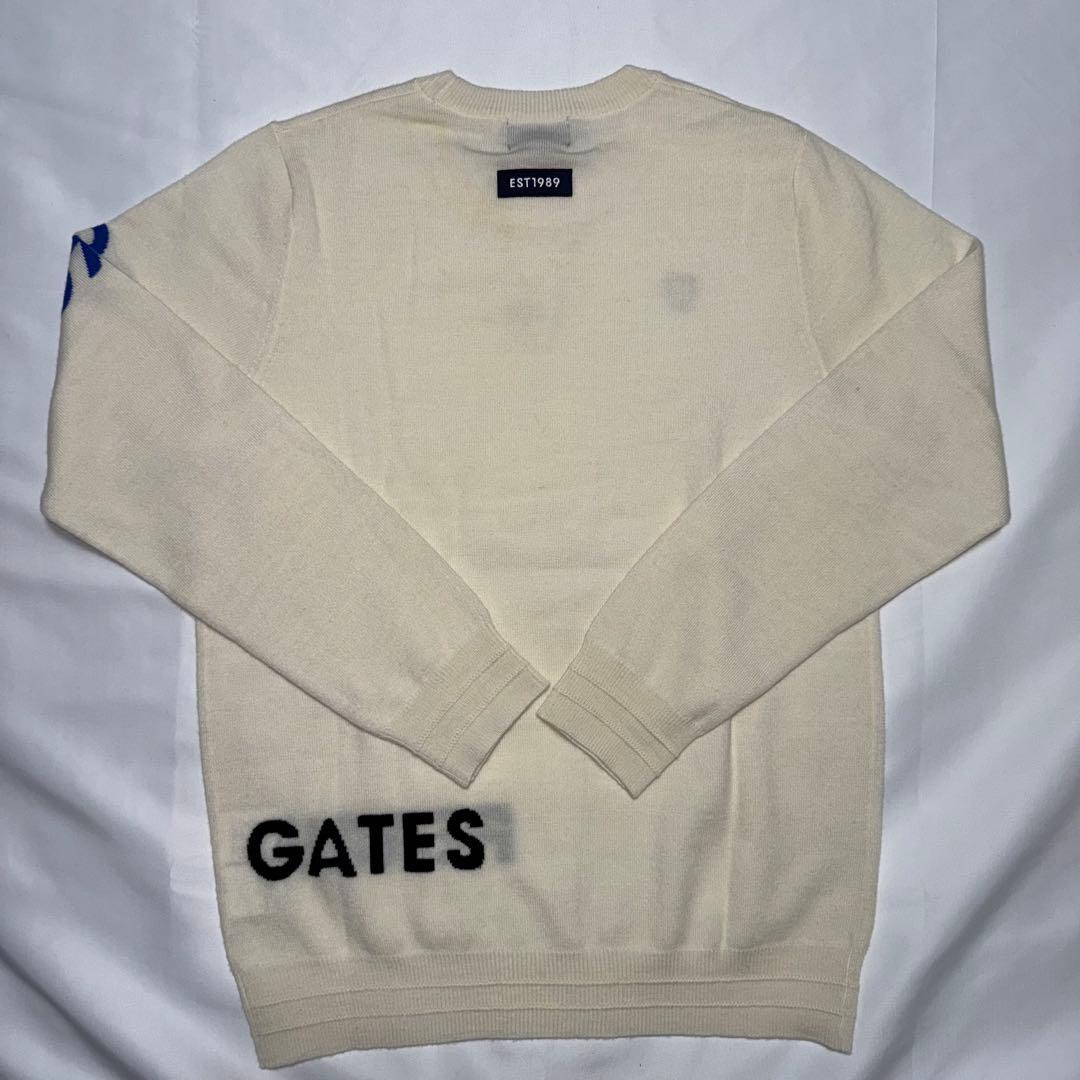 【新品未使用】パーリーゲイツ　 ウール100％ クルーネックニット　4【M】