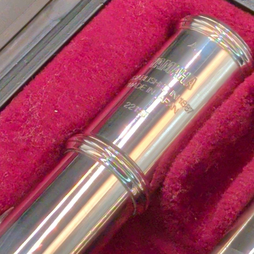 フルート　調整済　美品　ヤマハYFL221SⅡ（銀メッキ仕上げ）